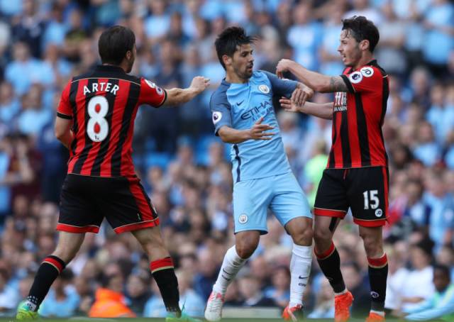  伯恩茅斯主场落败给曼城遭遇五连败